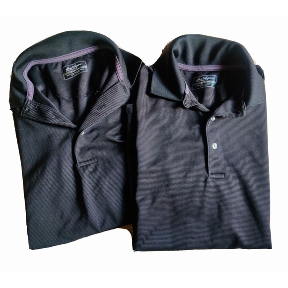 Ben Hogan Performance Polo Shirt Mens Small S Lot 2 Black Shirts Tops Sport Golf - Picture 1 of 16